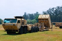 U.S. Soldiers with Alpha Battery, 1st Battalion, 51st Air Defense Artillery Regiment, 7th Infantry Division/Multi-Domain Command - Pacific, train on the Integrated Fires Protection Capability system and communications with the command and control node to enhance readiness during integrated air missile defense, as part of Exercise Balikatan 2026 at Naval Station Leovigildo Gantioqui, Philippines, April 26, 2026.