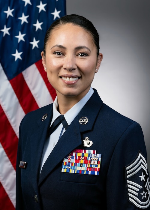 Chief Master Sgt. Warisar Villarreal (US Air Force photo by Marcus Robins)