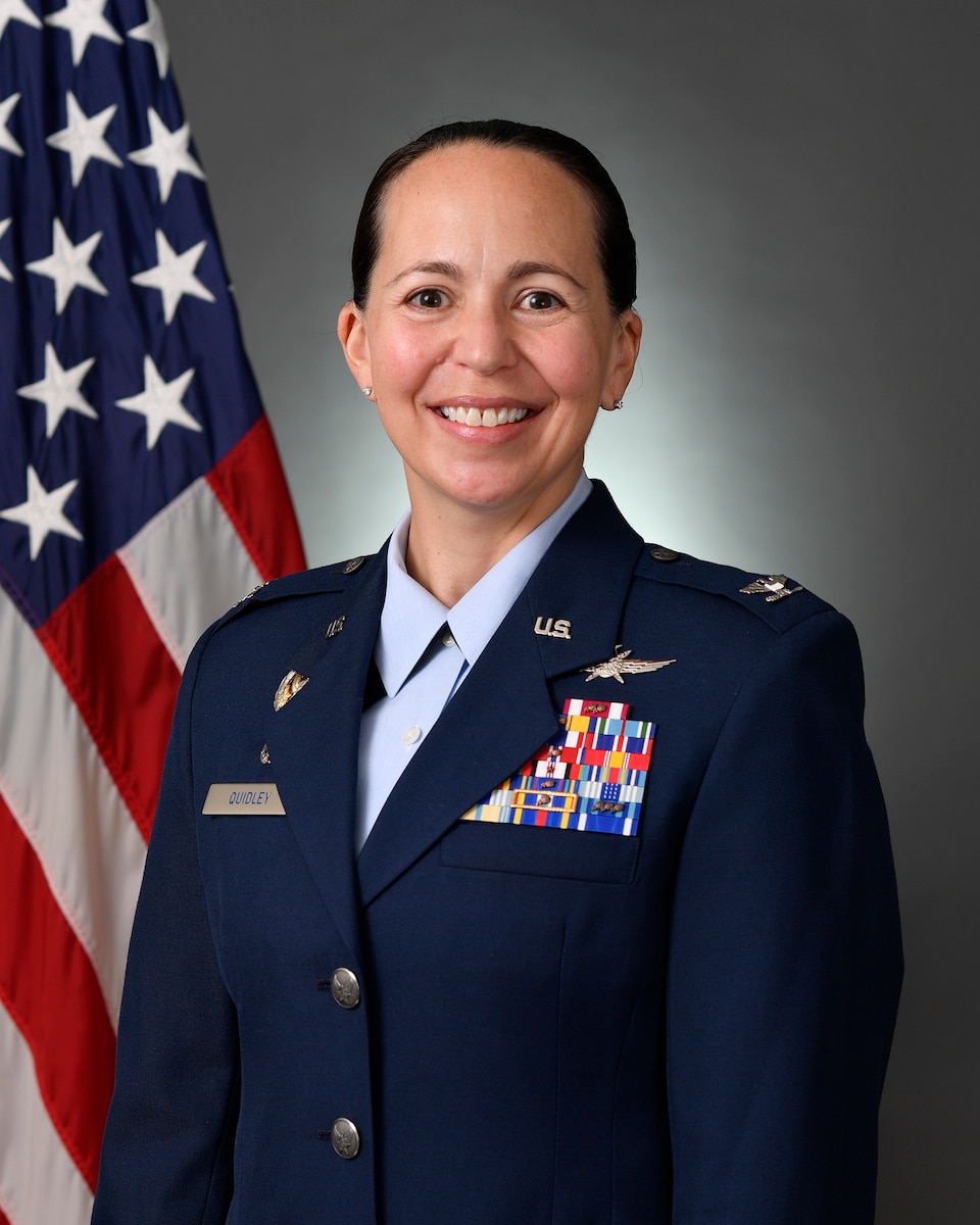 Col. Kelly Quidley, Bio (U.S. Air Force photo by Eric Dietrich)