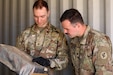 U.S. Army Sgt. Shawn Cichosz, an ammunition stock control and accounting specialist, and Spc. Ethan Jolin, an ammunition specialist, both assigned to the 395th Ordnance Company, 646th Regional Support Group, 103rd Expeditionary Sustainment Command, U.S. Army Reserve, checks the ammunition stock numbers stored at the ammunition supply point during African Lion 26 at Cap Draa, Tan-Tan, Morocco, April 24, 2026. The 395th Ordnance Company executed ammunition logistics operations, issuing, distributing and storing munitions for AL26, while managing the ASP, ensuring safety and conducting explosives surveillance.

AL26 is U.S. Africa Command's largest annual joint exercise, designed to strengthen collective security capabilities of the U.S., African nations and global allies. Led by U.S. Army Southern European Task Force, Africa (SETAF-AF) from April 20 to May 8, 2026, and hosted in Ghana, Morocco, Senegal and Tunisia, AL26 involves over 5,600 civilian and military personnel from more than 40 nations, using innovation to drive partner-led regional security. (U.S. Army photo by Sgt. 1st Class Rodney Roldan)