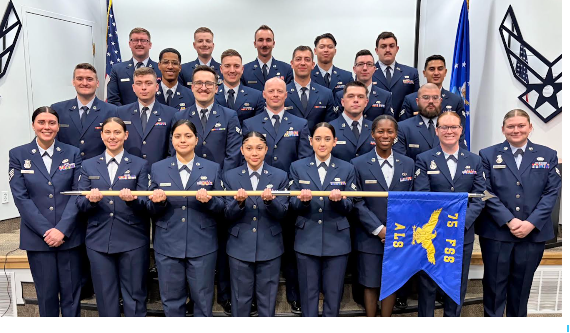 ALS is a professional military education course designed to develop Airmen into effective frontline supervisors by focusing on the profession of arms, developing leadership abilities and building effective communication.