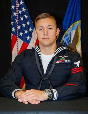 WASHINGTON NAVY YARD – Official photo of Logistics Specialist Petty Officer 1st Class Andrew Lando