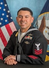 Official photo of Master-at-Arms Petty Officer 1st Class Kevin Rivera.