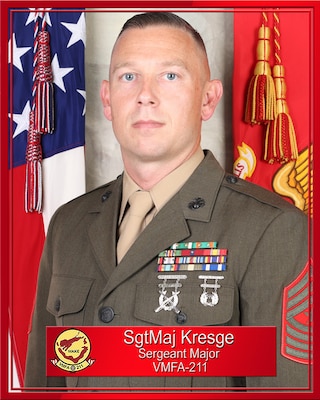Portrait of Sergeant Major Shane M. Kresge