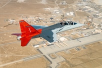 T-7A Red Hawk flying.
