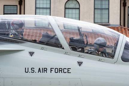 T-7A Red Hawk taxis for take off.