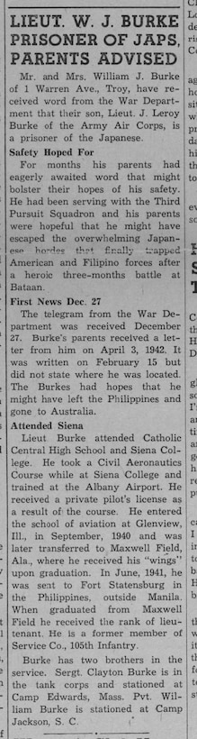 U.S. Army Air Forces 2nd Lt. Joseph L. Burke
