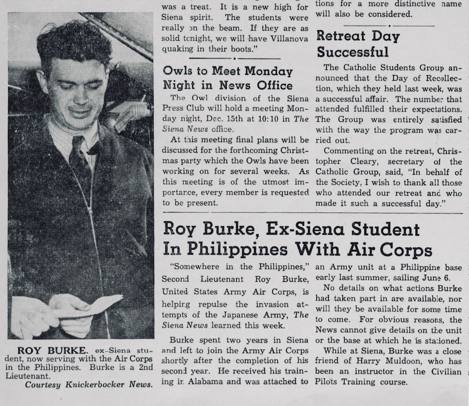 U.S. Army Air Forces 2nd Lt. Joseph L. Burke