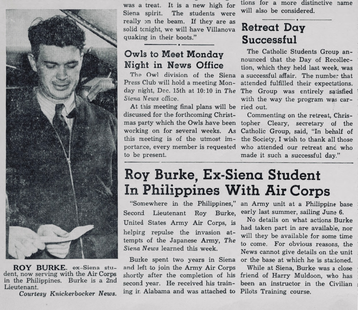 U.S. Army Air Forces 2nd Lt. Joseph L. Burke