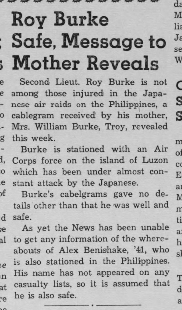 U.S. Army Air Forces 2nd Lt. Joseph L. Burke