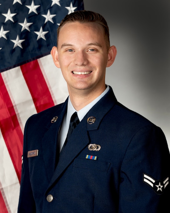 Official Photo of A1C Bryson Vanderwel