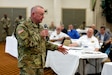 Lt. Gen. Robert Harter, the 35th Chief of Army Reserve, speaks to Army Reserve Ambassadors gathered at Fort Dix for the 2026 Army Reserve Ambassador national conference.