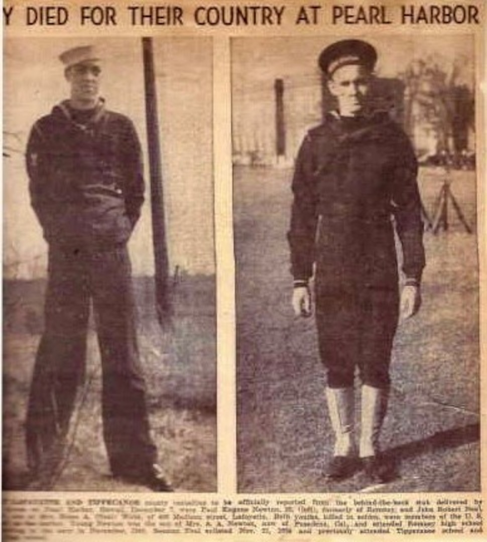 U.S. Navy Seaman 1st Class Paul E. Newton