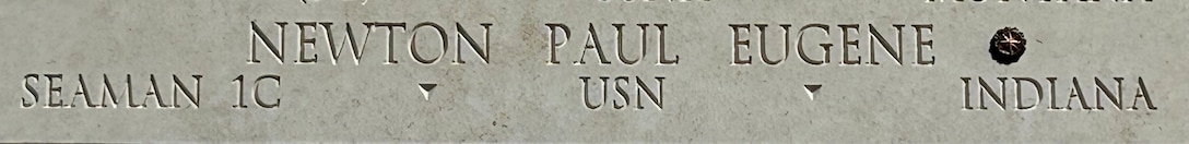 U.S. Navy Seaman 1st Class Paul E. Newton