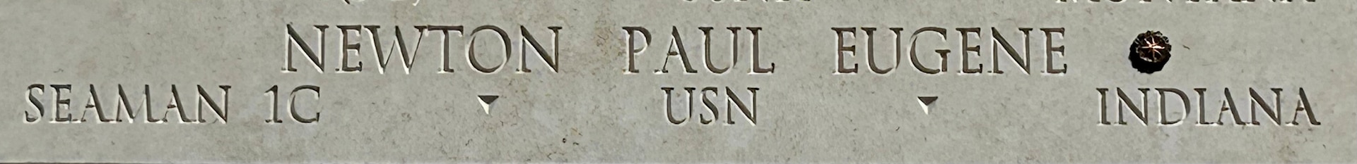 U.S. Navy Seaman 1st Class Paul E. Newton