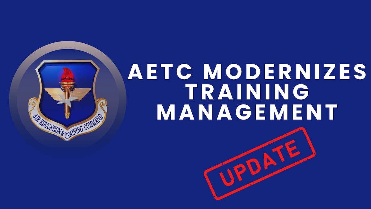Air Education and Training Command will retire the legacy MyTraining system May 29, as part of the Department of the Air Force’s broader effort to streamline and consolidate redundant information technology systems.
