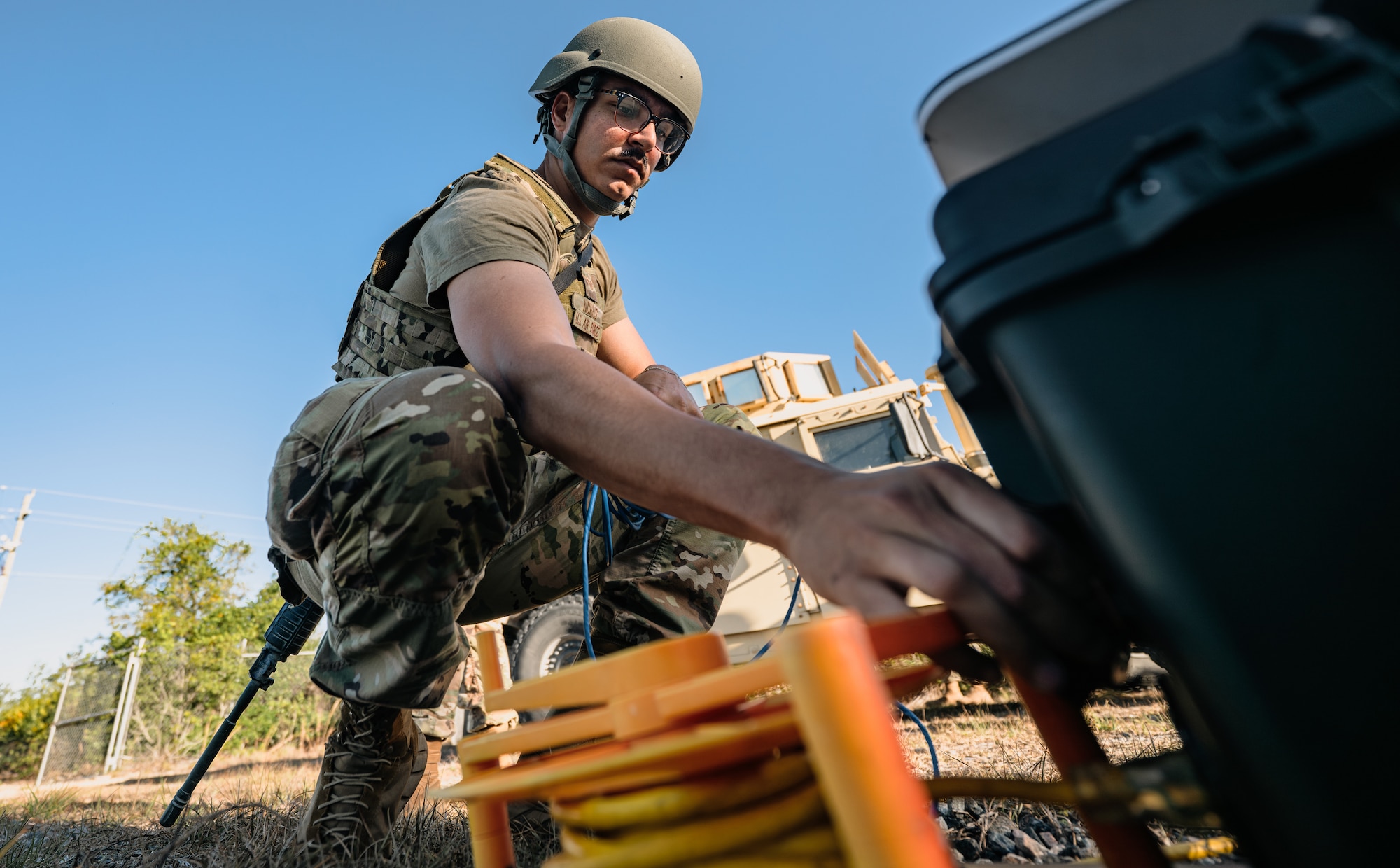 Airman sets up network