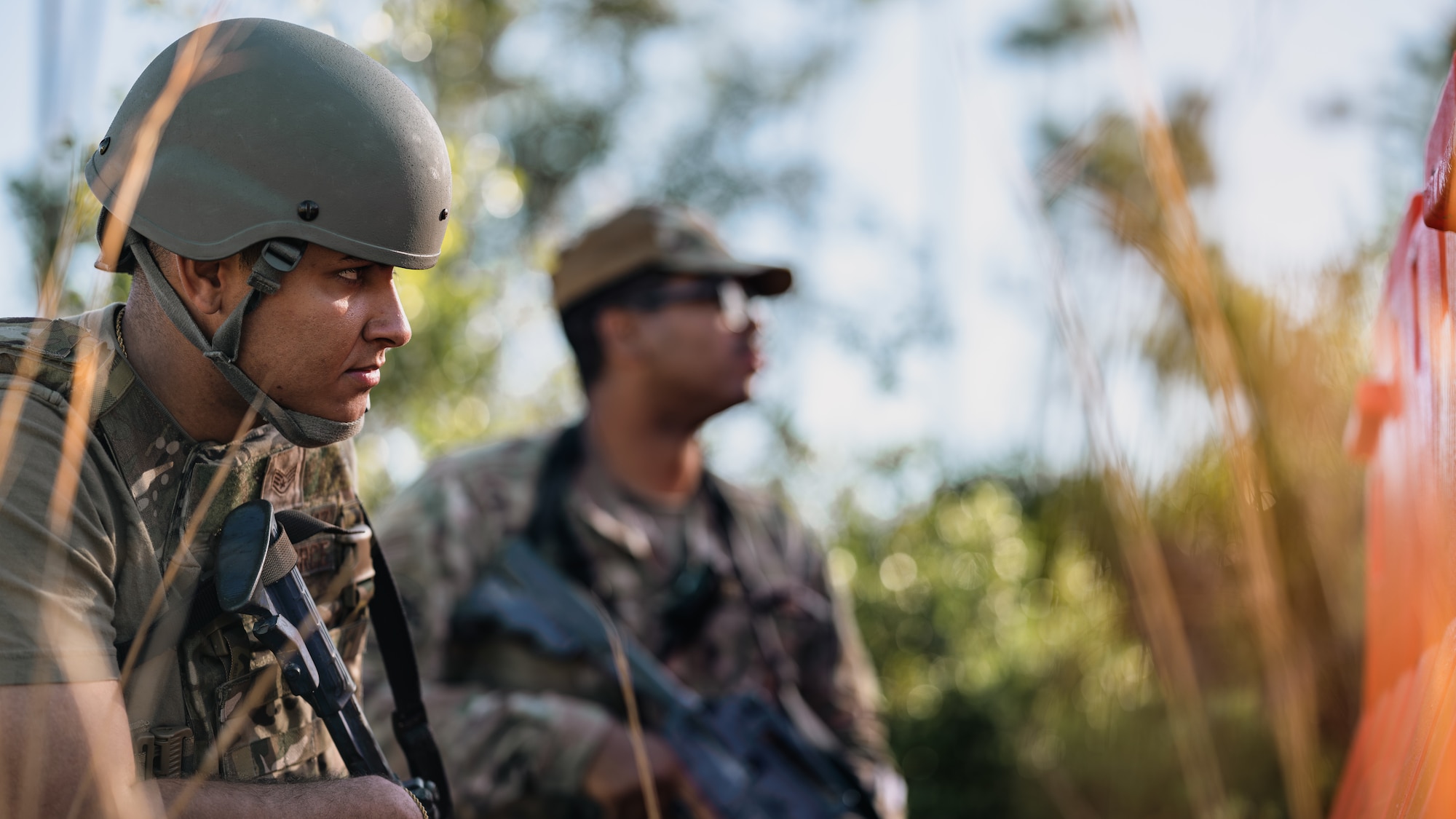 Airman looks out for adversaries