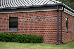 An expansion of the Tullahoma Veterans Affairs Clinic at Arnold Air Force Base, Tenn., is nearing completion. The facility is shown in this photo from May 1, 2026. According to officials, the expansion will allow the clinic to see 1,800 additional patients to include active duty Airmen at Arnold AFB. (U.S. Air Force photo by Keith Thornburgh)