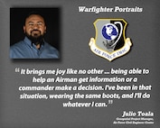 Warfighter Portrait spotlight graphic