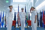 AGANA HEIGHTS (March 27, 2026) – U.S. Navy Medicine Readiness and Training Command (USNMRTC) Guam Commanding Officer Capt. Joel M. Schofer officially transitioned leadership to Capt. James G. Demitrack during a change of command ceremony, March 27. Rear Adm. Kevin J. Brown, commander, Naval Medical Forces Pacific, and director, Defense Health Network Pacific Rim, was the presiding officer at the ceremony, which also marked the transfer of authority from Schofer as the director of U.S. Naval Hospital (USNH) Guam to Demitrack.