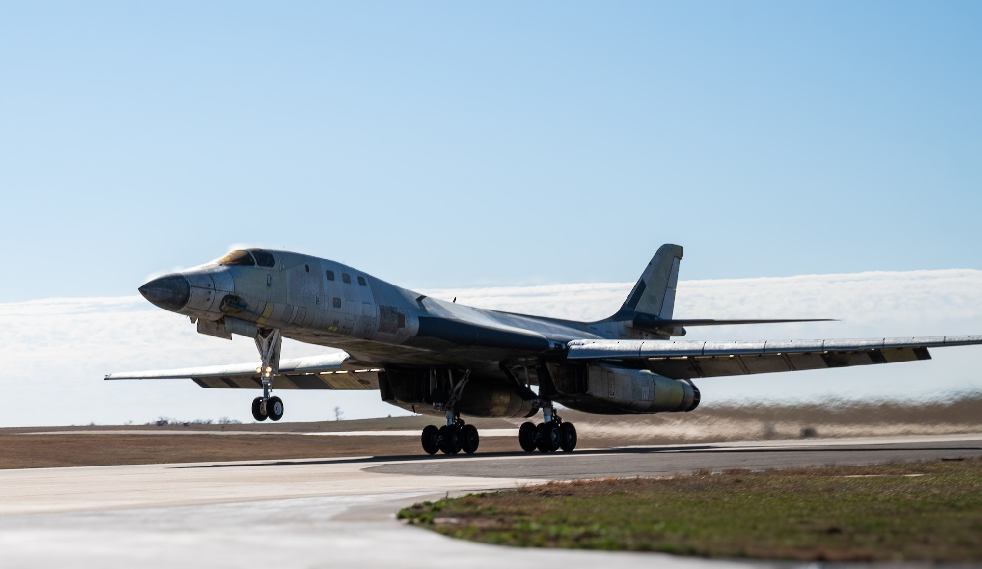 stripped b1 test flight