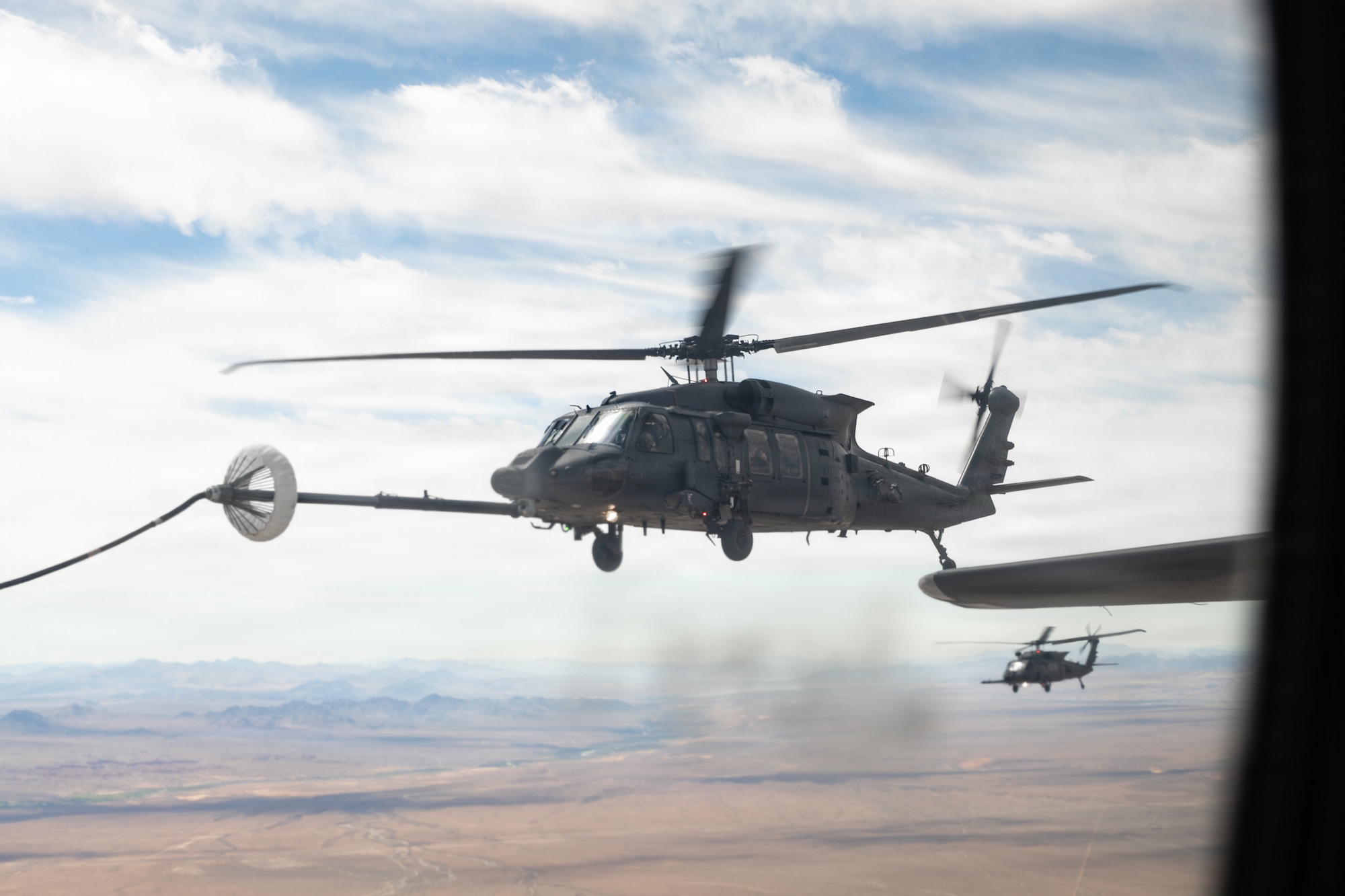 helicopter flying