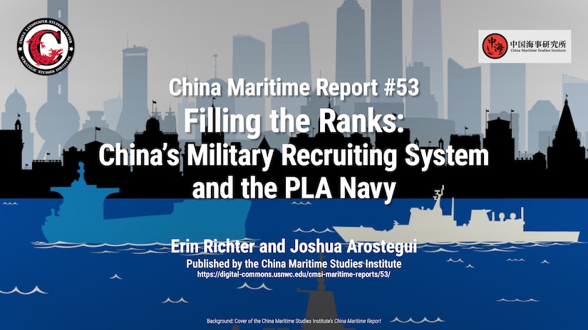 Slide for China Maritime Report #53: Filling the Ranks: China's Military Recruiting System and the PLA Navy by Erin Richter and Joshua Arostegui