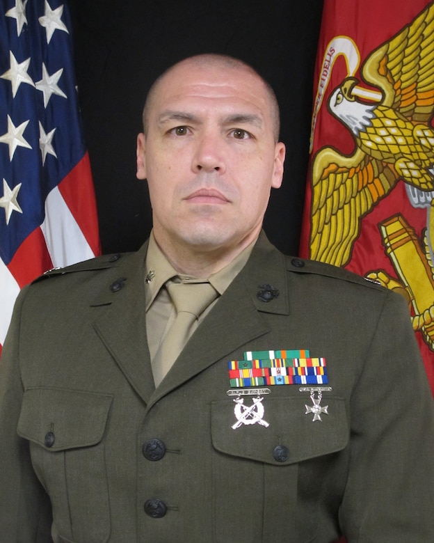 Lieutenant Colonel Karl M. Sigwarth, Commanding Officer,
2d Battalion, 14th Marine Regiment