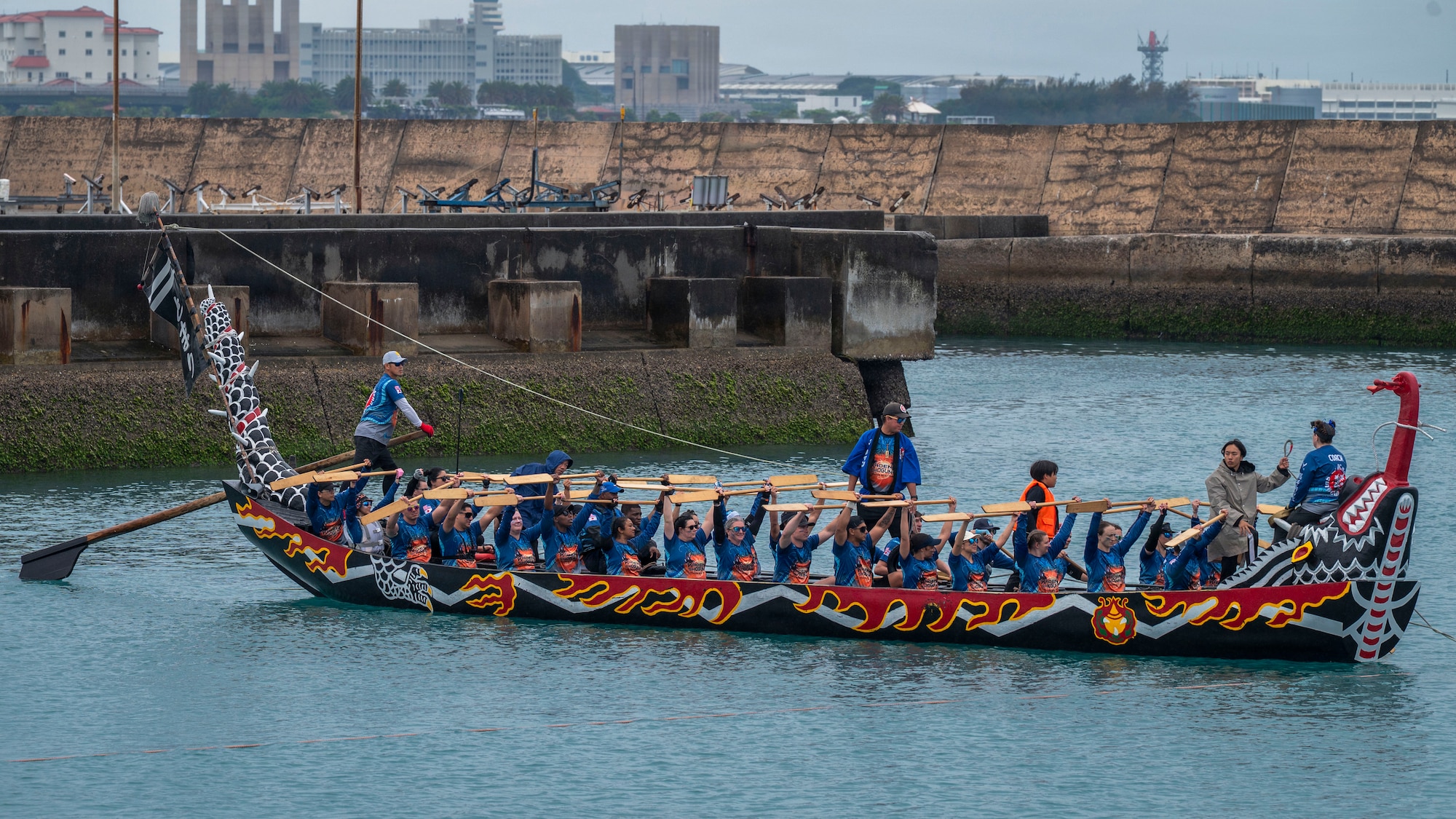 The event attracts over 100,000 visitors annually and offers traditional performances, food vendors and fireworks to accompany the main race.