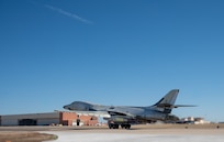 stripped B1 test flight