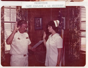 A historical photo of a nurse serving aboard Naval Hospital Cherry Point between 1968 and 1979.  Since it’s founding in 1968 and subsequent transition to health clinic in 2007, nurses aboard the facility have played a critical role in the readiness of Marines and Sailors serving aboard Marine Corps Air Station Cherry Point.