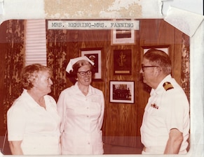 A historical photo of a nurse serving aboard Naval Hospital Cherry Point between 1968 and 1979.  Since it’s founding in 1968 and subsequent transition to health clinic in 2007, nurses aboard the facility have played a critical role in the readiness of Marines and Sailors serving aboard Marine Corps Air Station Cherry Point.
