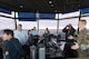 Members of the Community Leadership Institute (CLI) learn about air traffic control (ATC) tower operations at Minot Air Force Base, North Dakota, April 30, 2026. ATC is one of many different jobs the CLI members learned about on Minto AFB. (U.S. Air Force photo by Airman Ben Selchow)