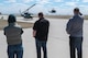 Members of the Community Leadership Institute (CLI) watch a UH-1N Iroquois take off from Minot Air Force Base, North Dakota, April 30, 2026. The CLI is an eight-week program designed to showcase to its members everything Minot has to offer. (U.S. Air Force photo by Airman Ben Selchow)