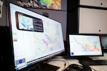 The U.S. Naval Research Laboratory’s (NRL) Contaminant Transport (CT) Analyst system runs an Android Tactical Awareness Kit (ATAK) plugin in Washington, D.C., April 24, 2026. CT-Analyst is an NRL developed tool that models airborne hazards in real time while the ATAK plugin enables the development of new features and eases deployment. (U.S. Navy photo by Sarah Peterson)