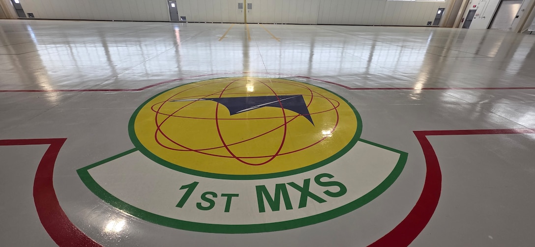 Photo of hangar floor