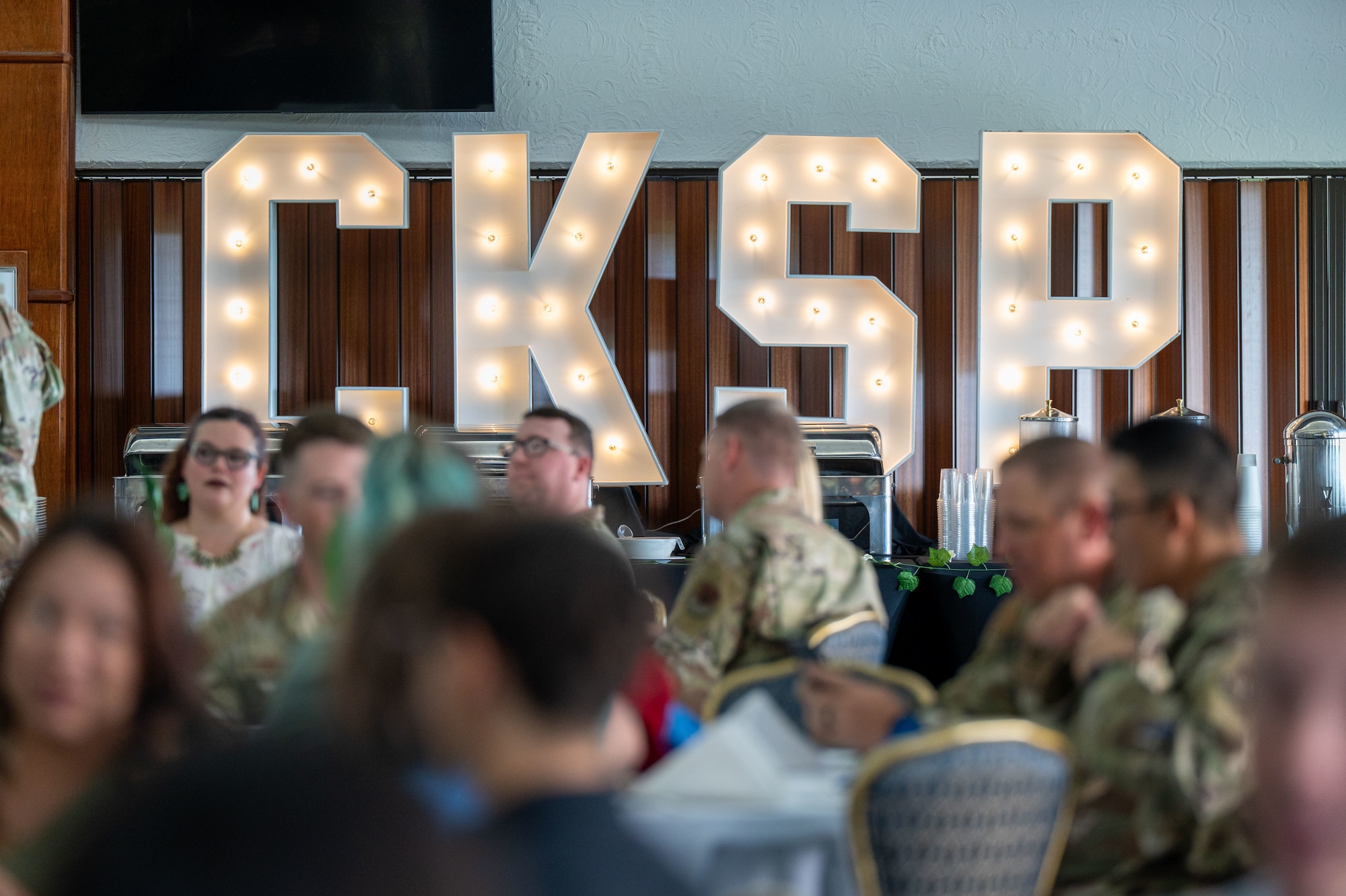 Commanders, first sergeants, Key Support Liaison and Key Support Mentor volunteers gathered for a 
Commander’s Key Support Program Recognition Ceremony at the Sunrise Conference Center on Andersen Air Force Base, Guam, May 8, 2026.
