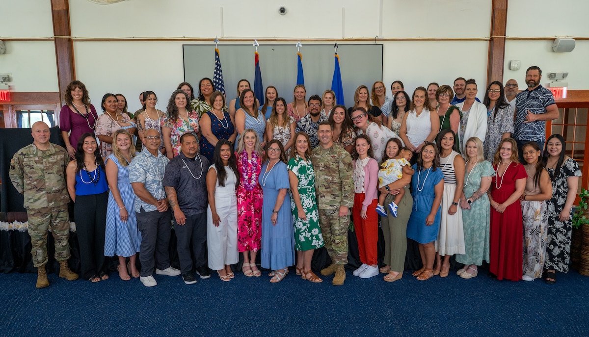 Commanders, first sergeants, Key Support Liaison and Key Support Mentor volunteers gathered for a Commander’s Key Support Program Recognition Ceremony at the Sunrise Conference Center on Andersen Air Force Base, Guam, May 8, 2026.