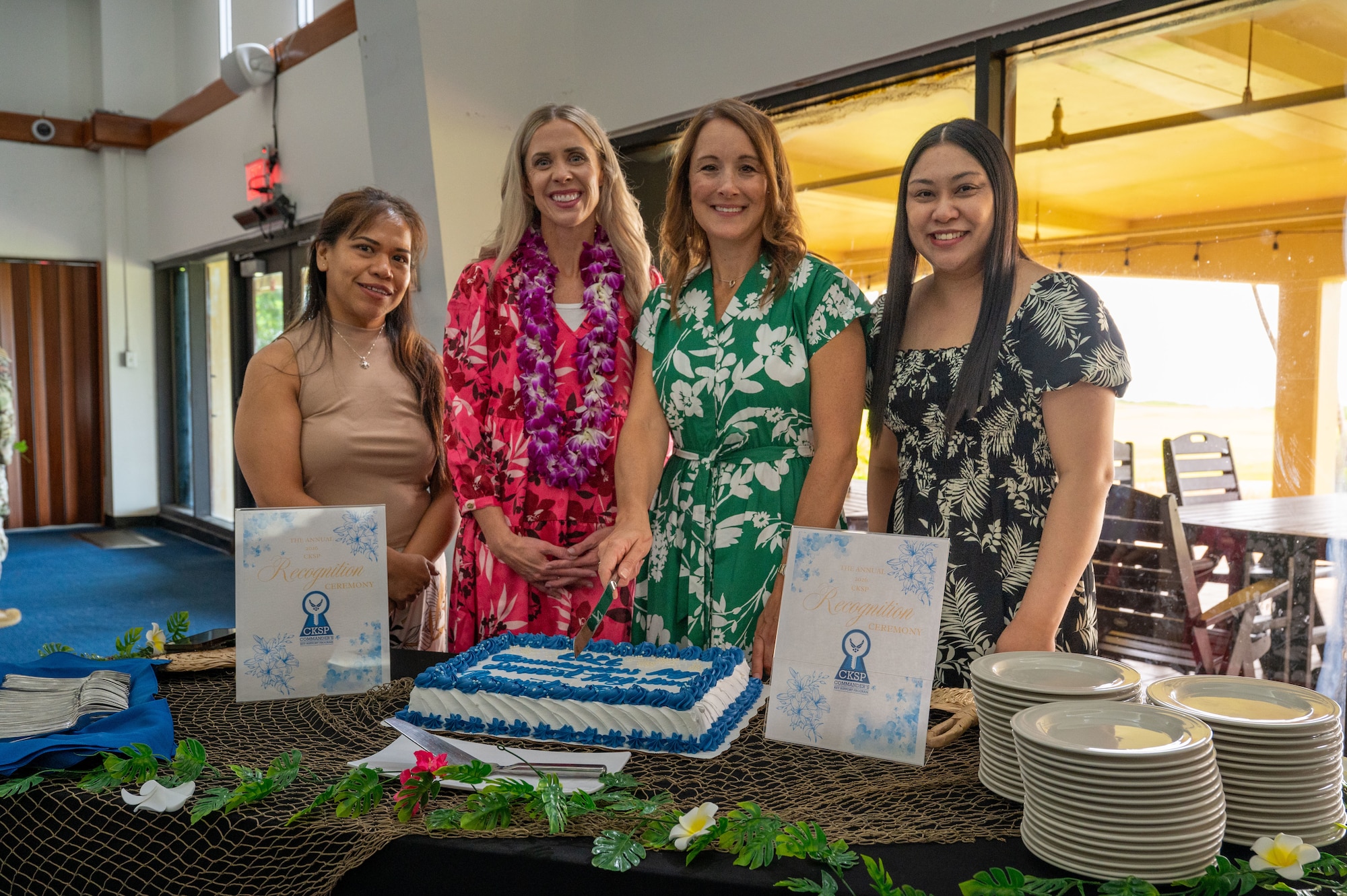 Commanders, first sergeants, Key Support Liaison and Key Support Mentor volunteers gathered for a 
Commander’s Key Support Program Recognition Ceremony at the Sunrise Conference Center on Andersen Air Force Base, Guam, May 8, 2026.