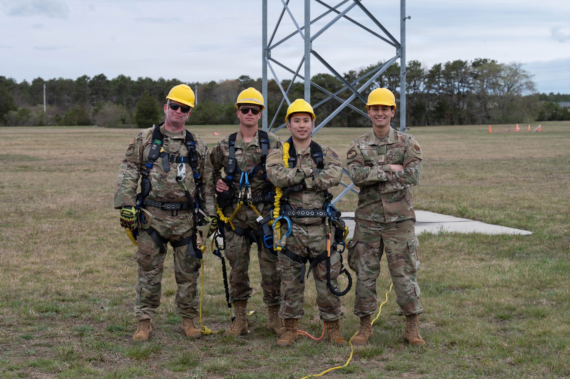 Airman stand for a group photo.