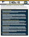 Chief of Naval Operations Adm. Daryl Caudle released CNOte #8: Continuous Improvement as Warfighting Advantage.