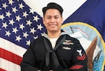 Hospital Corpsman 2nd Class Michael Rodriguez, assigned to Navy Medicine Readiness and Training Unit China Lake, poses for a photo after being recognized as Sailor of the Quarter for Navy Medicine Readiness and Training Command Twentynine Palms. Rodriguez was recognized for his leadership, mentorship, and contributions to operational readiness while serving as a pharmacy technician and supervisor in the outpatient pharmacy. (Courtesy photo)