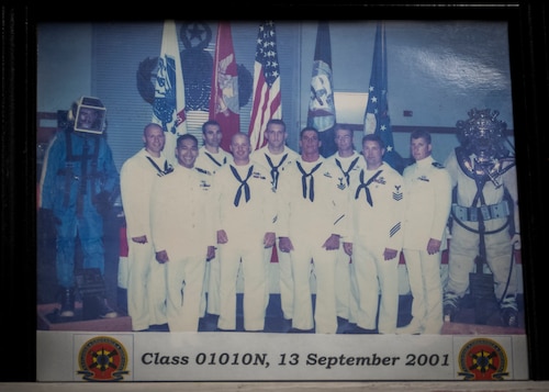 Navy Secretary returns to EOD school