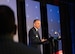 U.S. Air Force Col. Jesse Lamarand gives remarks during the Nuclear Triad Symposium.