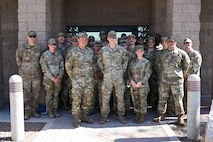 U.S. Airmen poses for a group photo.