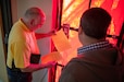 A photo of air barrier instruction.