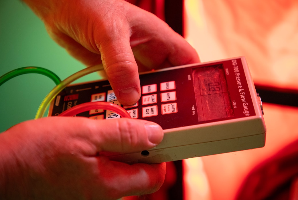A photo of air barrier instruction.