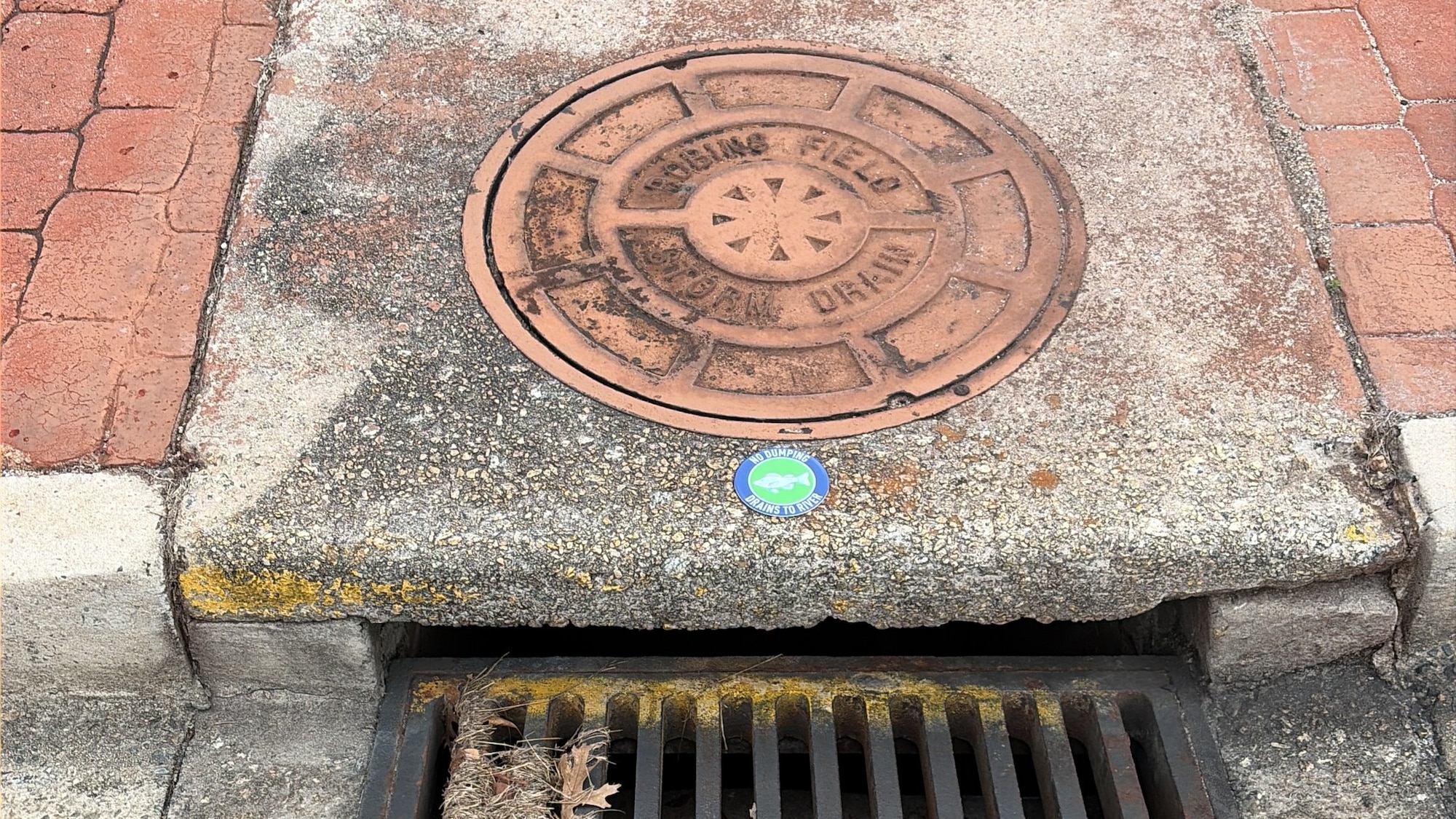 A photo of storm drain