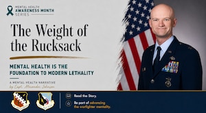 •	Capt. Alexander Johnson, 412th Security Forces director of operations, poses for an official photo. Johnson has been a Security Forces Officer for nearly a decade and hopes to bring greater awareness to the mental health treatments available for Airmen in his career field and beyond. (Courtesy photo)